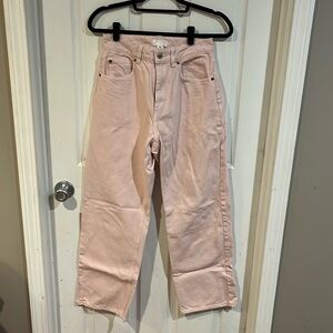 pink h&m jeans ( more pink in person )